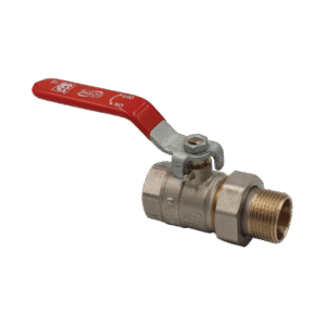 Zawór kulowy Premium 1 ze śrubunkiem rączka GOSHE - obrazek 1