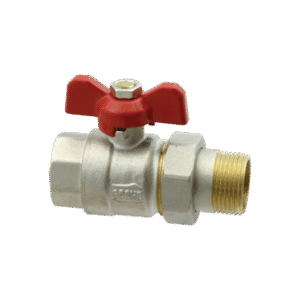 Zawór kulowy Premium 1/2 ze śrubunkiem GOSHE - obrazek 1