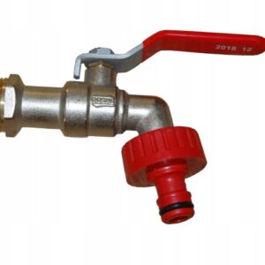 Zawór kulowy czerpalny z szybkozłączką 1/2 GOSHE - obrazek 1