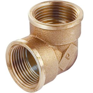 GOSHE kolano 3/8 w/w (fi10) mosiężne - obrazek 1