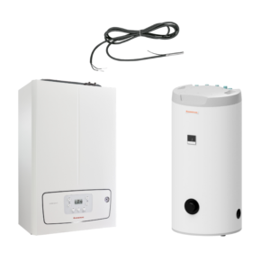 IMMERGAS zestaw standard TERA II 24 kw, zasobnik 160l (kocioł Victrix TERA 24 Plus+zasobnik c.w.u. 160l V3+sonda c.w.u.) 99000233 - obrazek 1