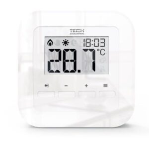 Tech Sterownik regulator pokojowy dwustanowy R-10S biały - obrazek 1