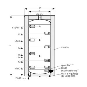 Galmet Zbiornik Buforowy 200l skay 70-200000 - obrazek 4