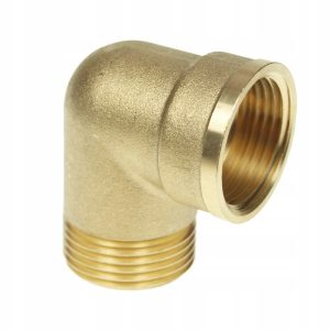GOSHE kolano nyplowe 1/2 WZ (fi 15) mosiężne