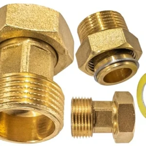 Półśrubunek do kotła 11/4x11/4 równoprzelotowy - obrazek 1