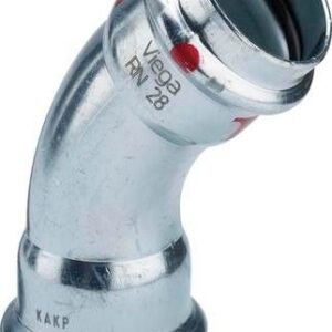 Viega Łuk Prestabo 45° 35mm dwukielichowe 558307 - obrazek 1