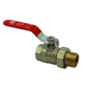 Zawór kulowy Premium 1/2 ze śrubunkiem (rączka) GOSHE - obrazek 1