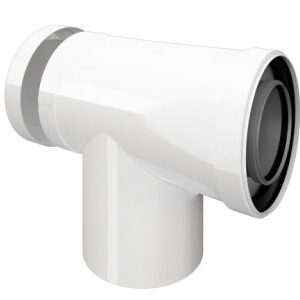 Ricom kolano koncentryczne 87st DN 60/100 z inspekcją - obrazek 1