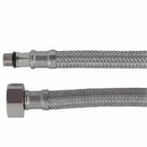 Wężyk w oplot stal 3/8xM10 L30 GOSHE - obrazek 1