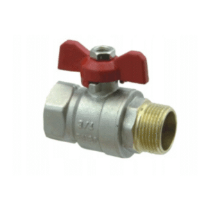 Zawór kulowy Premium 1/2 wz motyl GOSHE - obrazek 1