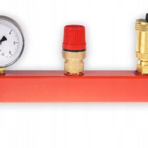 GOSHE Grupa bezpieczeństwa stalowa 3 bar do c.o. - obrazek 1