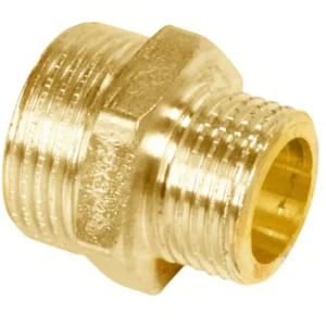 GOSHE Nypel redukcyjny 1x3/4 (fi 25/20 ) mosiężny - obrazek 1