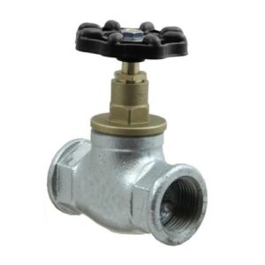 Zawór przelotowy M83 1 1/4 ocynk grzybkowy GOSHE - obrazek 1