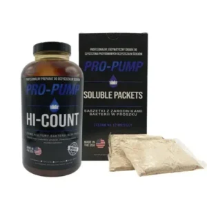 Środek do czyszczenia Oczyszczalni ścieków i szamb zestaw płyn+saszetki Stabio