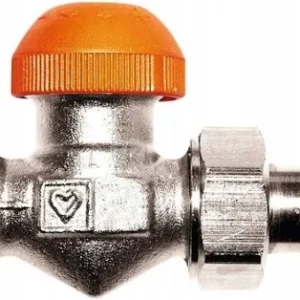 Herz zawór grzejnikowy termostatyczny i15 prosty - obrazek 1