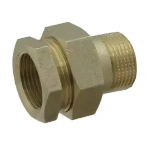 Śrubunek prosty 1 1/4' mosiężny z oringiem - obrazek 1